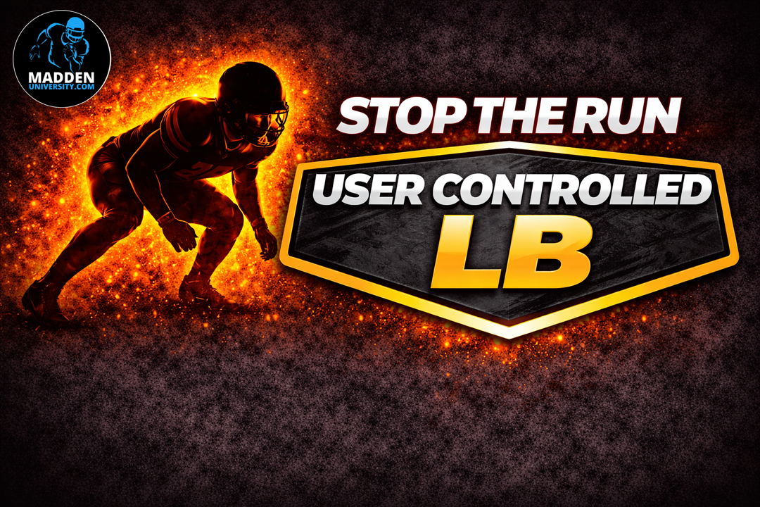 Stop the Run: User Controlled Linebackers