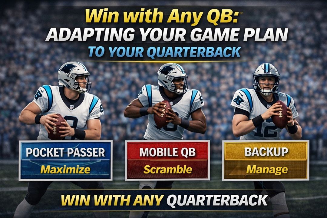 Win with Any QB: Adapting Your Game Plan to Your Quarterback