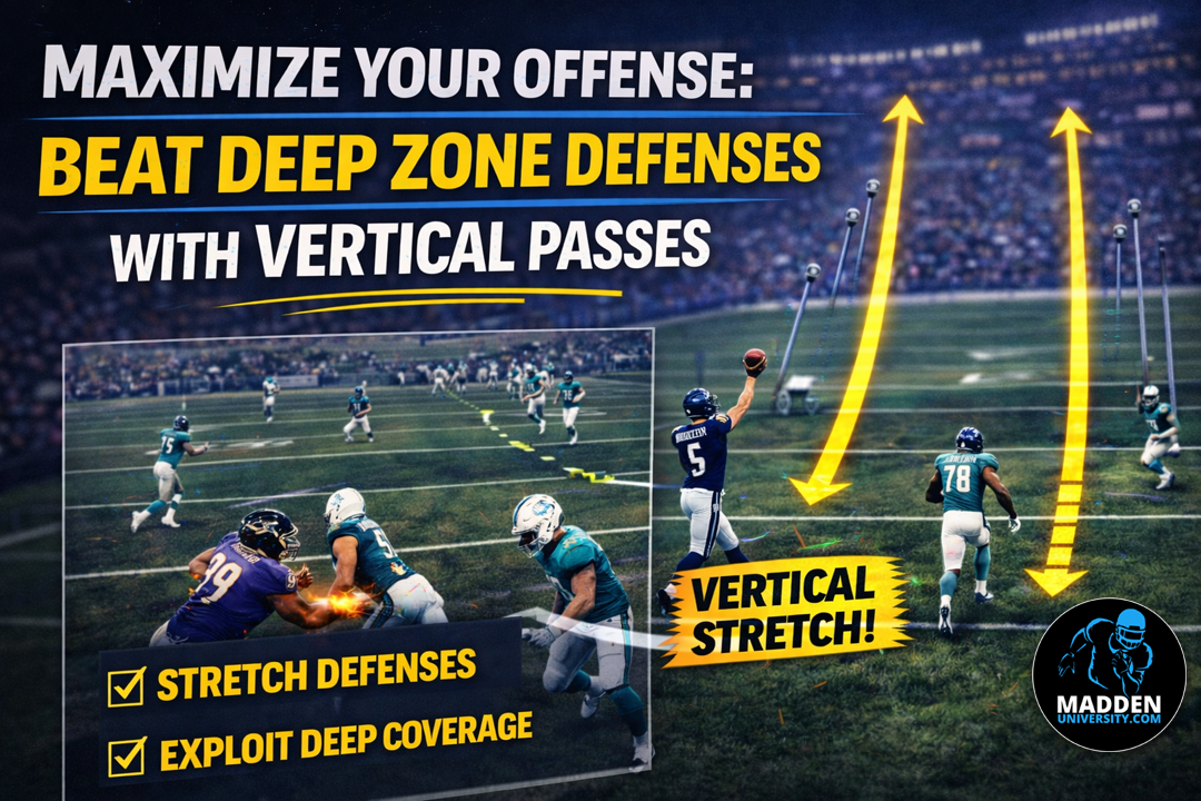 Maximize Your Offense: Beat Deep Zone Defenses with Vertical Passes