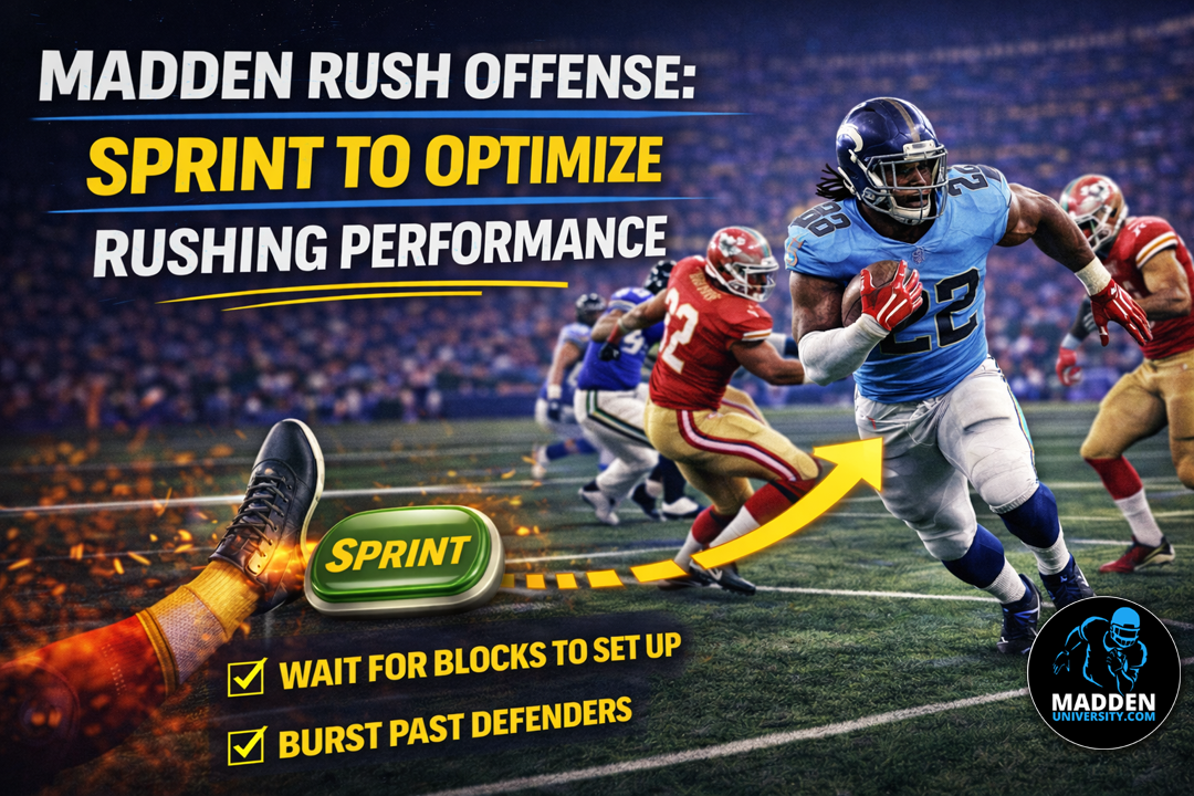 Madden Rush Offense: Sprint To Optimize Rushing Performance