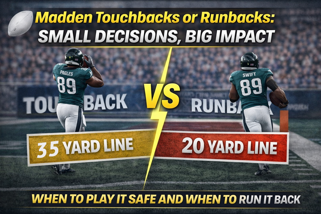 Madden Touchbacks or Runbacks: Small Decisions, Big Impact