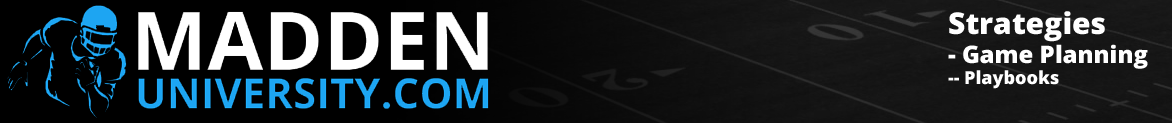 MaddenUniversity.com Strategies - Game Planning - Playbooks